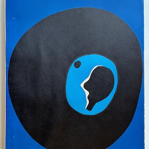 André Verdet Original Signed and Numbered Lithograph Composition Untitled French Abstract Art 1965