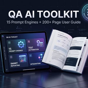 QA AI Toolkit - 15 Prompts for Software Testing and Automation | Claude ChatGPT Gemini | Istqb, Api, Playwright | QA Engineer Guide Zip