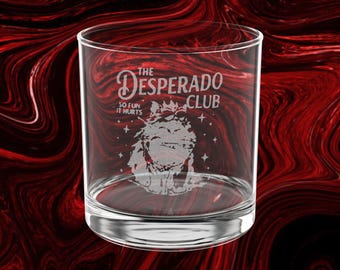 Szklanka do whisky z grawerowanym pączkiem Princess Donut The Desperado Club | 10,5 uncji