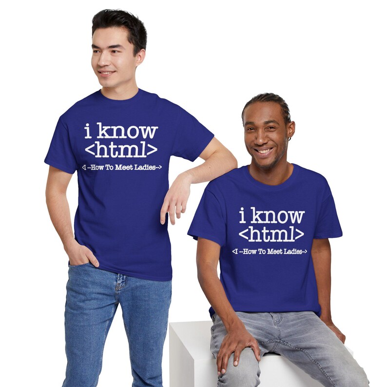 I Know HTML Code Computer Programmer Coding Shirt image 12