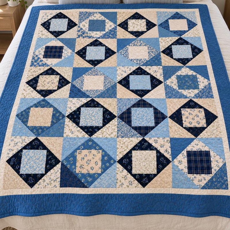 10 in Square Quilt Pattern - Etsy