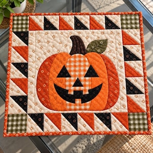 Schema per blocco di trapunta "Pumpkin Patch"