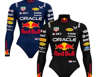 Max Verstappen 2026 Inspired F1 Women’s Bodysuit, Racing Base Layer, Motorsport Performance Top