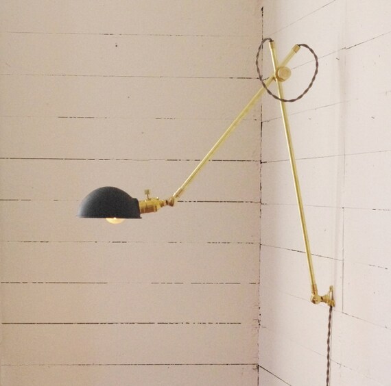 Industrial Brass Scissor Lamp Industrial Pharmacy