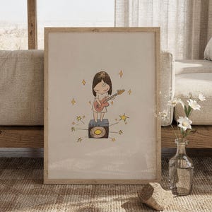 Yoshitomo Nara Guitar Girl - Etsy