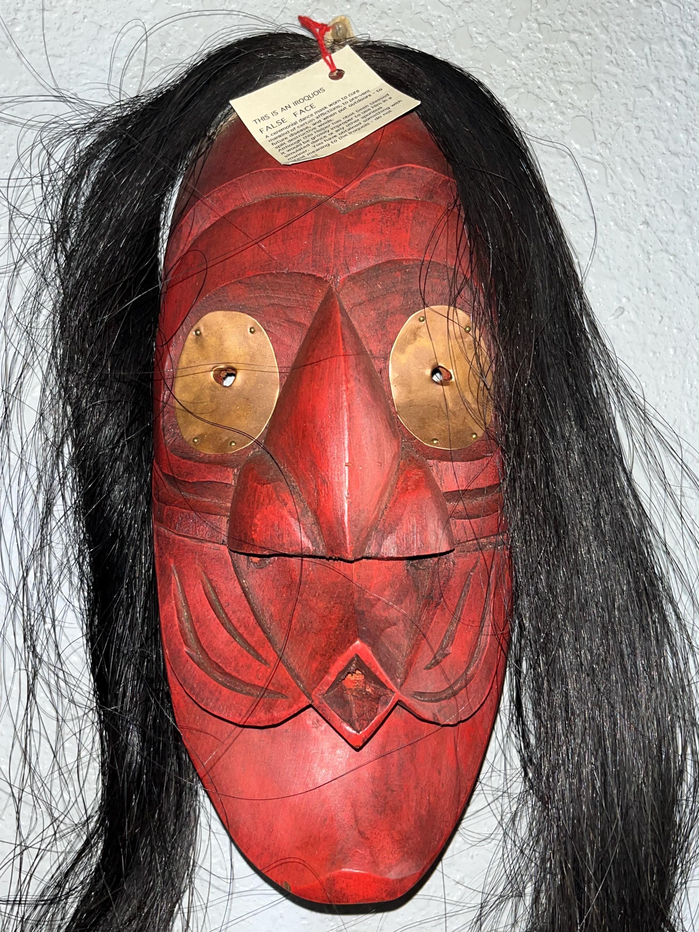 Native American Wall Mask - Etsy