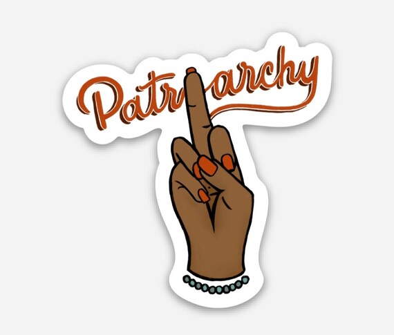 Kayla Peake "F The Patriarchy" Weatherproof Sticker - Hand Drawn "Fuck The Patriarchy" Sticker