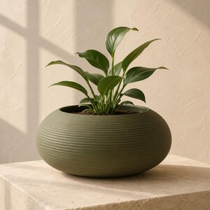 RO Planter – 3D Printed Indoor Plant Pot with Protective Interior Coating