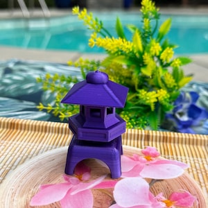 1 miniature garden pagoda,zen garden,friendship garden,sensory garden,garden decorations,koi pond accessories.
