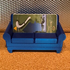 3D gedruckter Couch Visitenkartenhalter