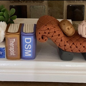 Polymer clay business card holder,psychologist,social worker,Therapist,council,children's therapy,counselor,marriage counselor,psychology