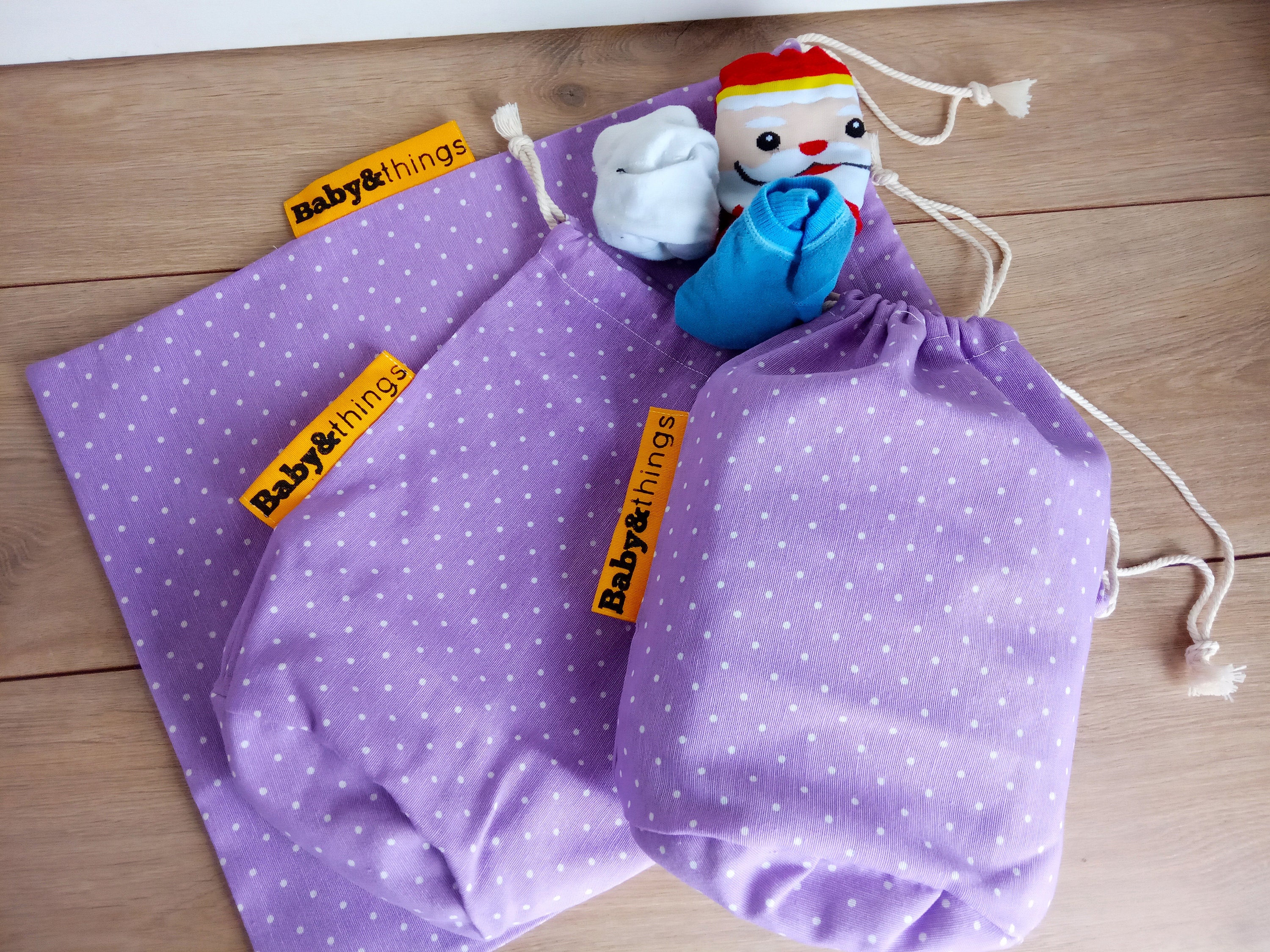 Baby Laundry Bag Baby Travel Set of 3 Bags Draw String Bag Etsy Australia