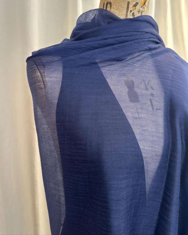 Navy blue Cashmere Shawl, Sheer Lightweight Evening Wrap, 100% Cashmere Stole, Wedding Guest & Mother of the Bride Cover Up