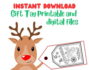 Snuggle is Real Gift Tag | Printable DIY