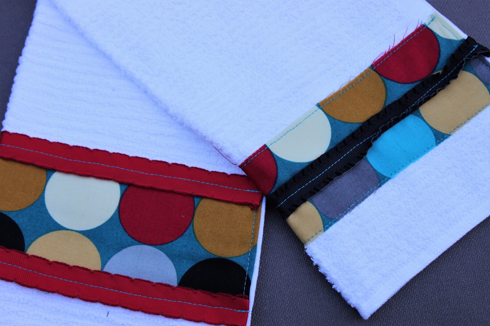 Modern Dot Burp Cloth/ Burp Rag Set of 2 Etsy