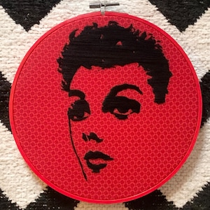 Judy Garland Portrait Embroidery - Handmade