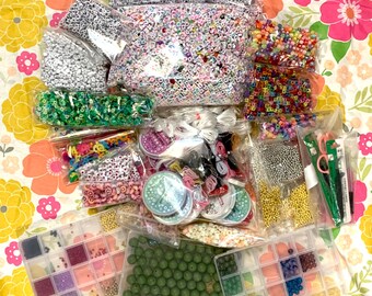 Friendship Bracelet Supplies - Random Grab Bag Jewelry Beads