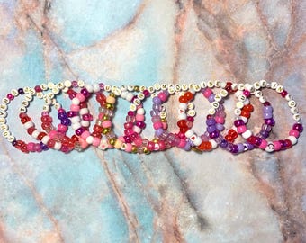 10 Swiftie Love-Themed Friendship Bracelets - Handmade