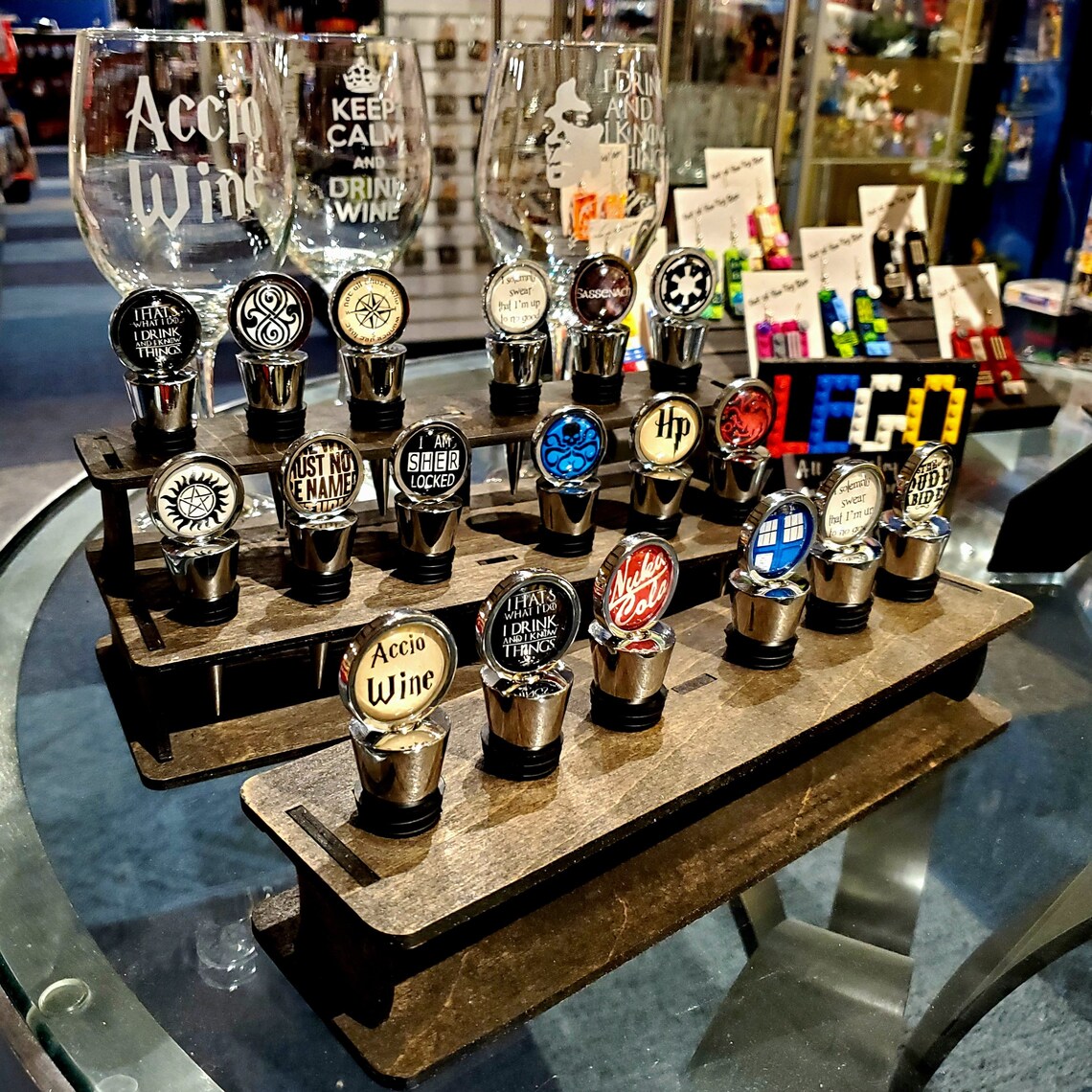 Wine Stopper Display / Bottle Stopper Display / Bottle Stopper Etsy