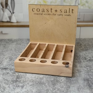 BOXED - 10ml Roller Bottle Store Display with Engraved Sign