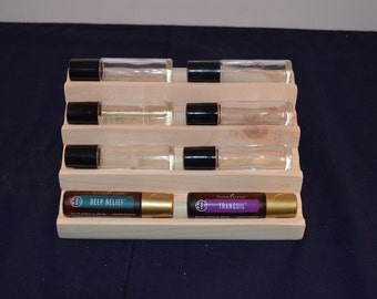 Horizontal Roller Bottle Display Rack / Lipstick Organizer / Lip Balm Display / Rack / Organizer / Roll On Bottle Rack