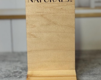 Single Product Display with Engraved Sign