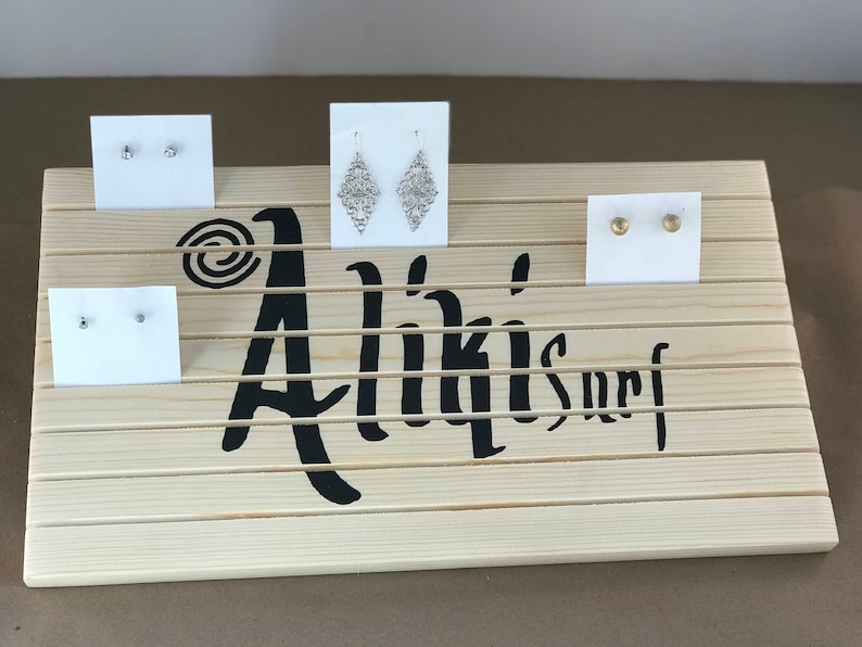 Elevated Earring Card Display / Earring Card Holder / Earring  Etsy