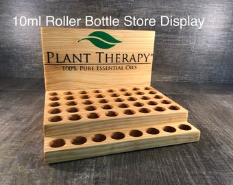 10ml Roller Bottle Store Display with Engraved Sign