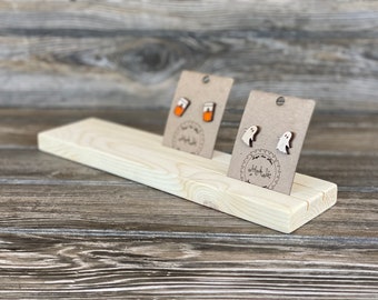 Handcrafted Earring Card Display: Jewelry Organizer Board