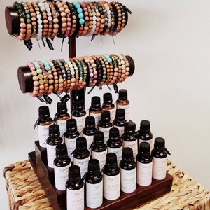 Essential Oil Bracelet Display / Diffuser Bracelet Display / Aromatherapy Bracelet Display