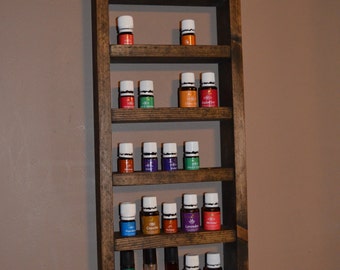Small Essential Oil Bottle Wall Shelf  with Roller Bottle shelves