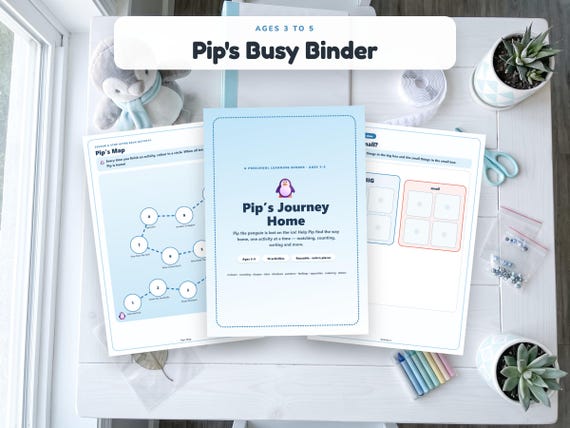 Preschool Learning Binder, Ages 3-5