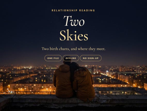 Two Skies: Relationship Reading