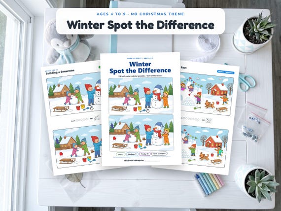 Winter Spot the Difference