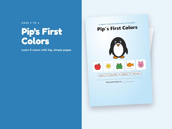 Toddler Coloring Book: Learn Colors