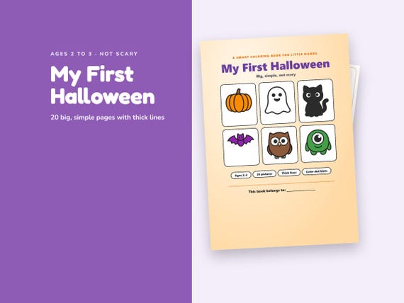 Toddler Halloween Coloring Book