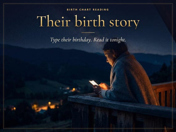 The Night You Were Born: Birth Chart Story
