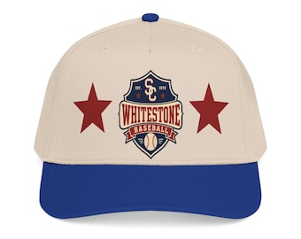 Whitestone Baseball Crest Mid Profile Baseball Cap | Vintage Stars