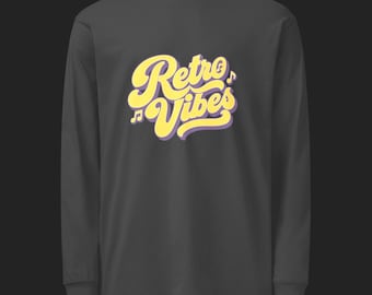 Retro Vibes Men's heavyweight long sleeve t-shirt