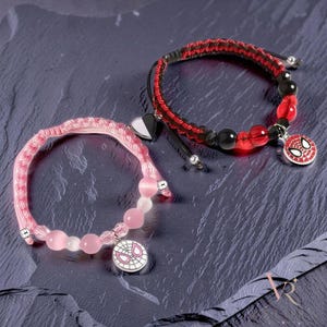 Superhjälte Charm Pärlvänskapsarmband Set – Justerbar, Färgglad, Kawaii Stil