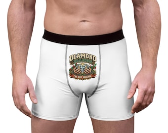 Diamond Hand Graphic Boxer Briefs | Crypto HODL Design