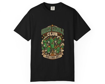 Green Canning Club T-shirt | Good Vibes Only, Vegetable Canning Illustration