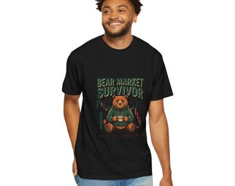 Bear Market Survivor Still Here T-Shirt | Stock Market Bear Trader Tee