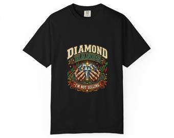 Diamond Hands graphic T-shirt | Stock Market HODL investing design