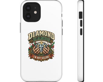 Diamond Hands graphic Tough Cases | Stock Market HODL investing design