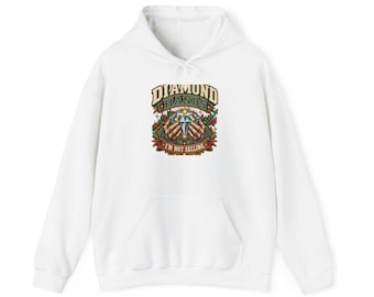 Diamond Hands graphic Hooded Sweatshirt | Stock Market HODL investing design