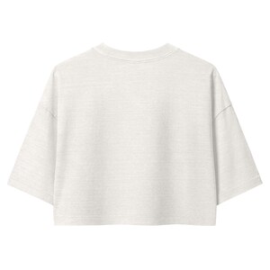 Women’s Monstera T shirt - 100% cotton, Cropped, boxy fit, Oversized sleeves