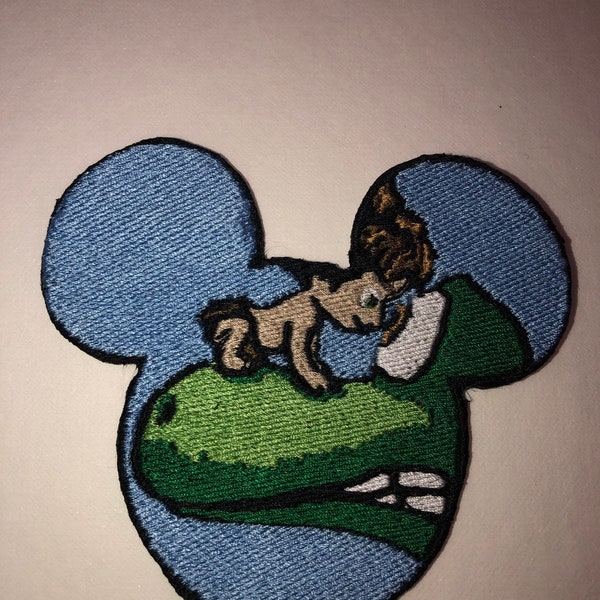 Iron On Patch Inspired Fan Art from The Good Dinosaur - Spot and Arlo Ear Shape