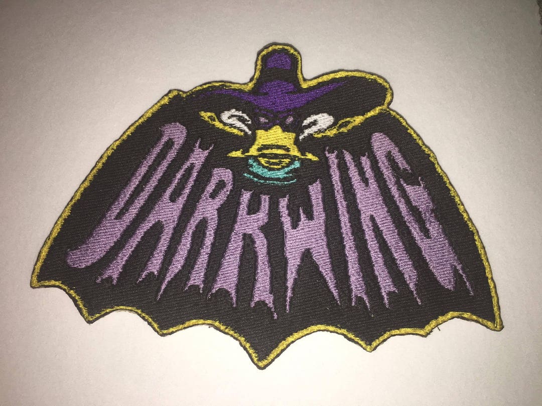 Iron on Patch Disney Inspired Fan Art Darkwing Duck Logo Oversized Etsy