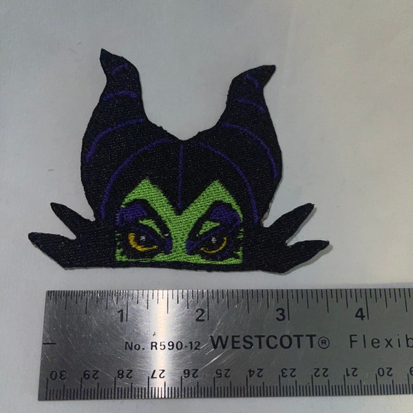 Iron On Patch Disney Inspired Fan Art Maleficent Eyes